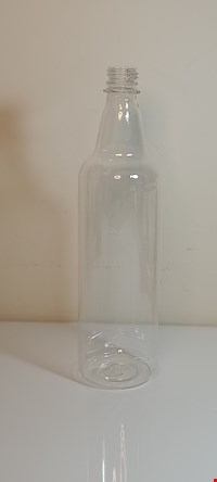 بطری 1 لیتری گرد 26.5 گرمی شفاف