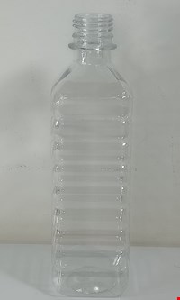 بطری 1 لیتری چهارگوش 30 گرمی شفاف